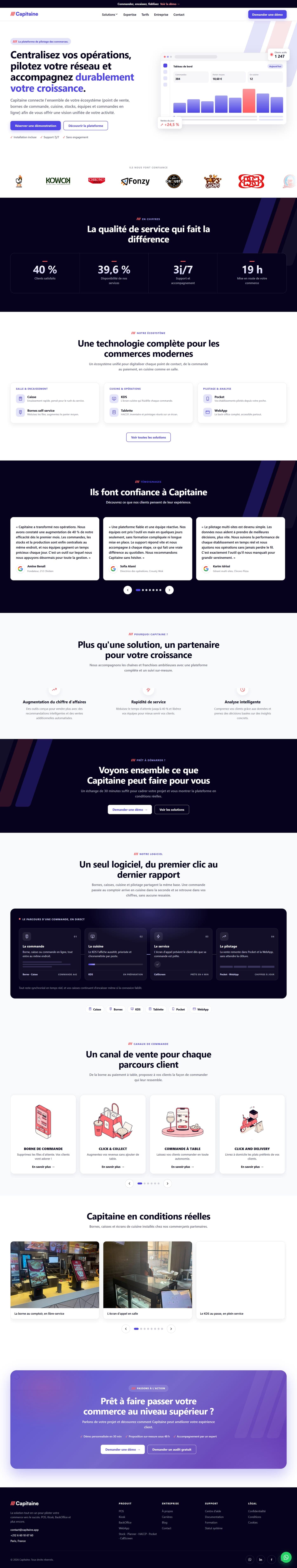 Aperçu du site Capitaine