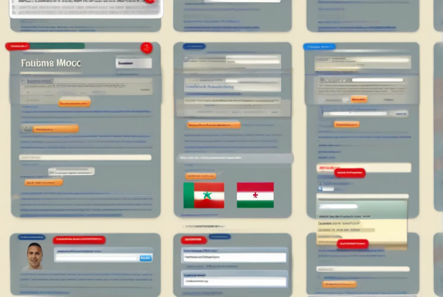 Erreurs site web multilingue