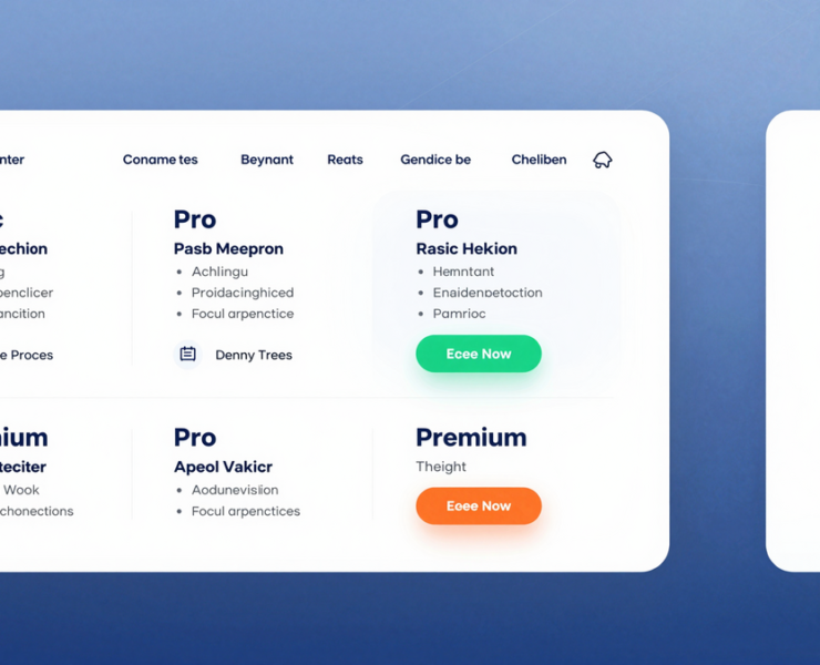 prix landing page