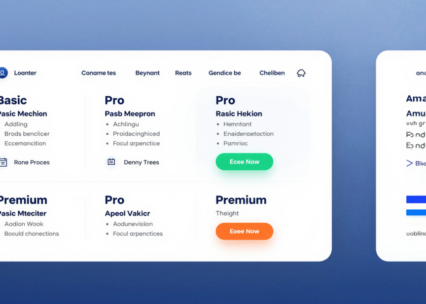 prix landing page