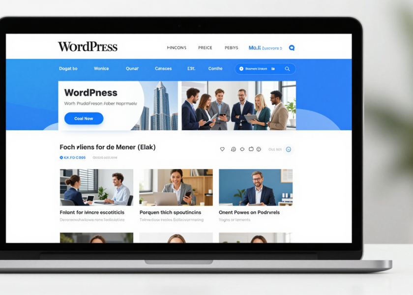 site web wordpress