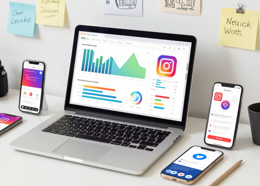 contenu réseaux sociaux