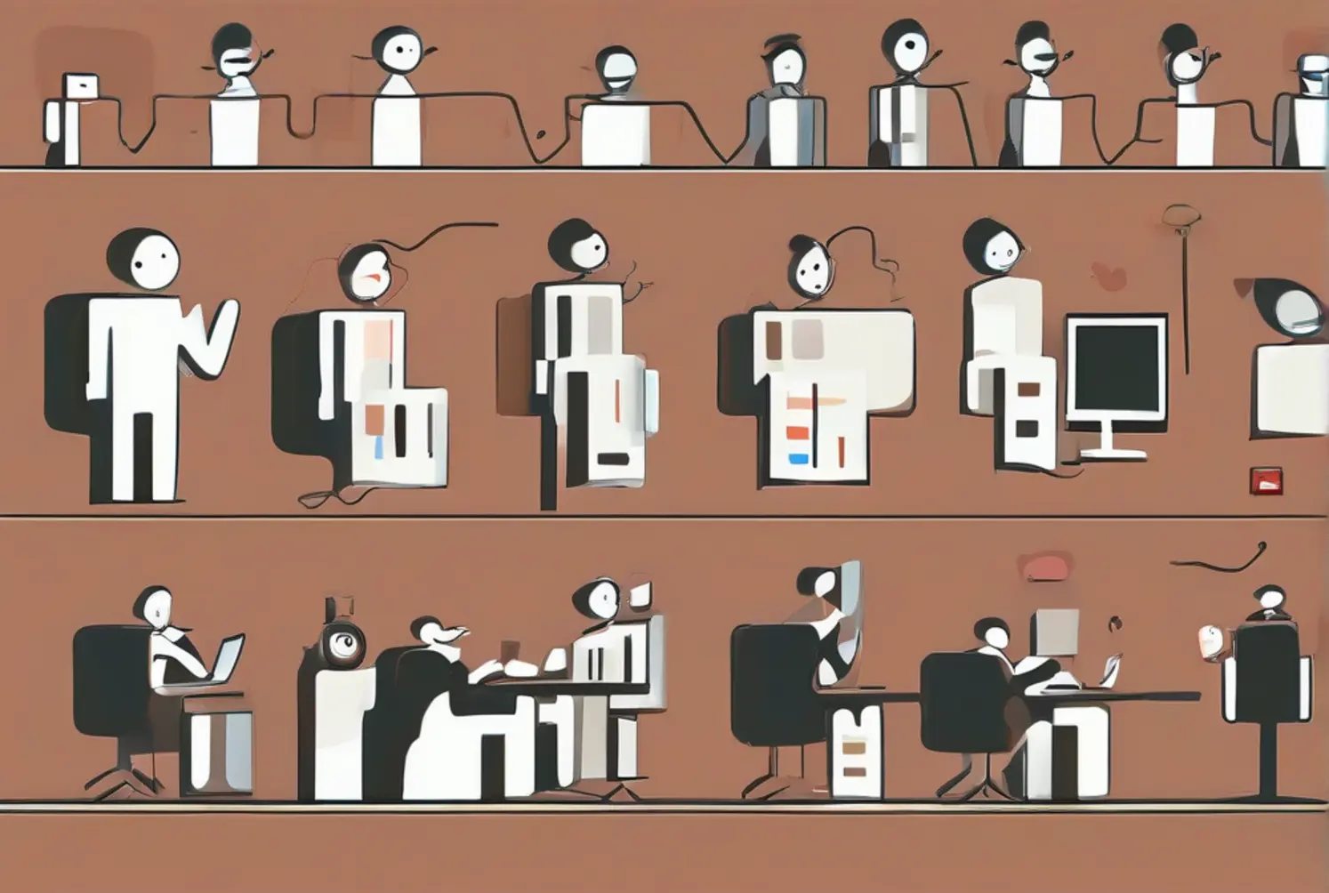 Chronologie prospection en ligne