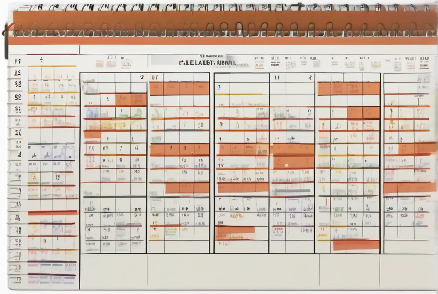 Calendrier de mise en place de la planification éditoriale