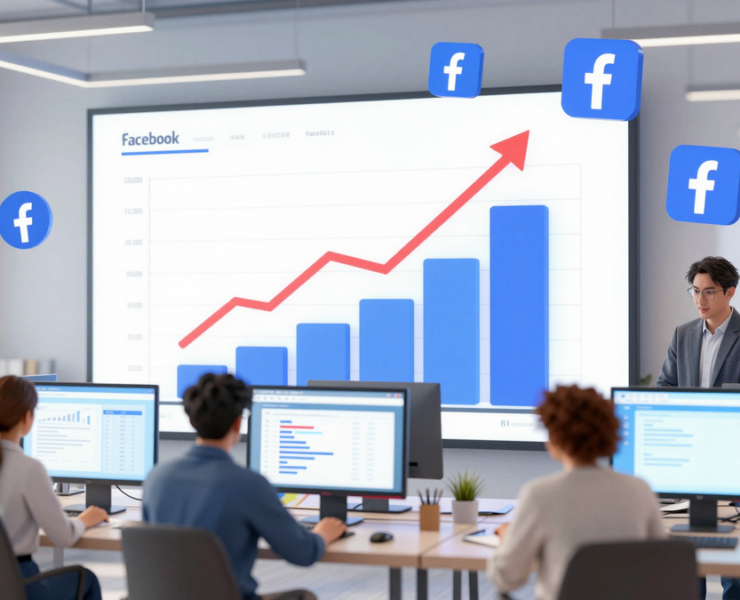 croissance facebook entreprise