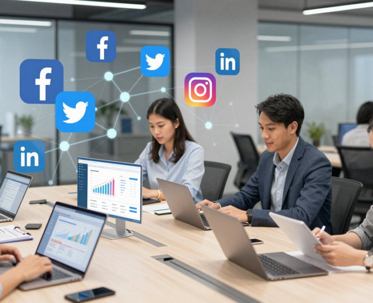 développer réseaux sociaux entreprise