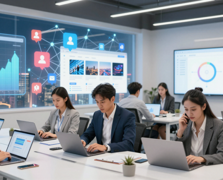 présence en ligne entreprise