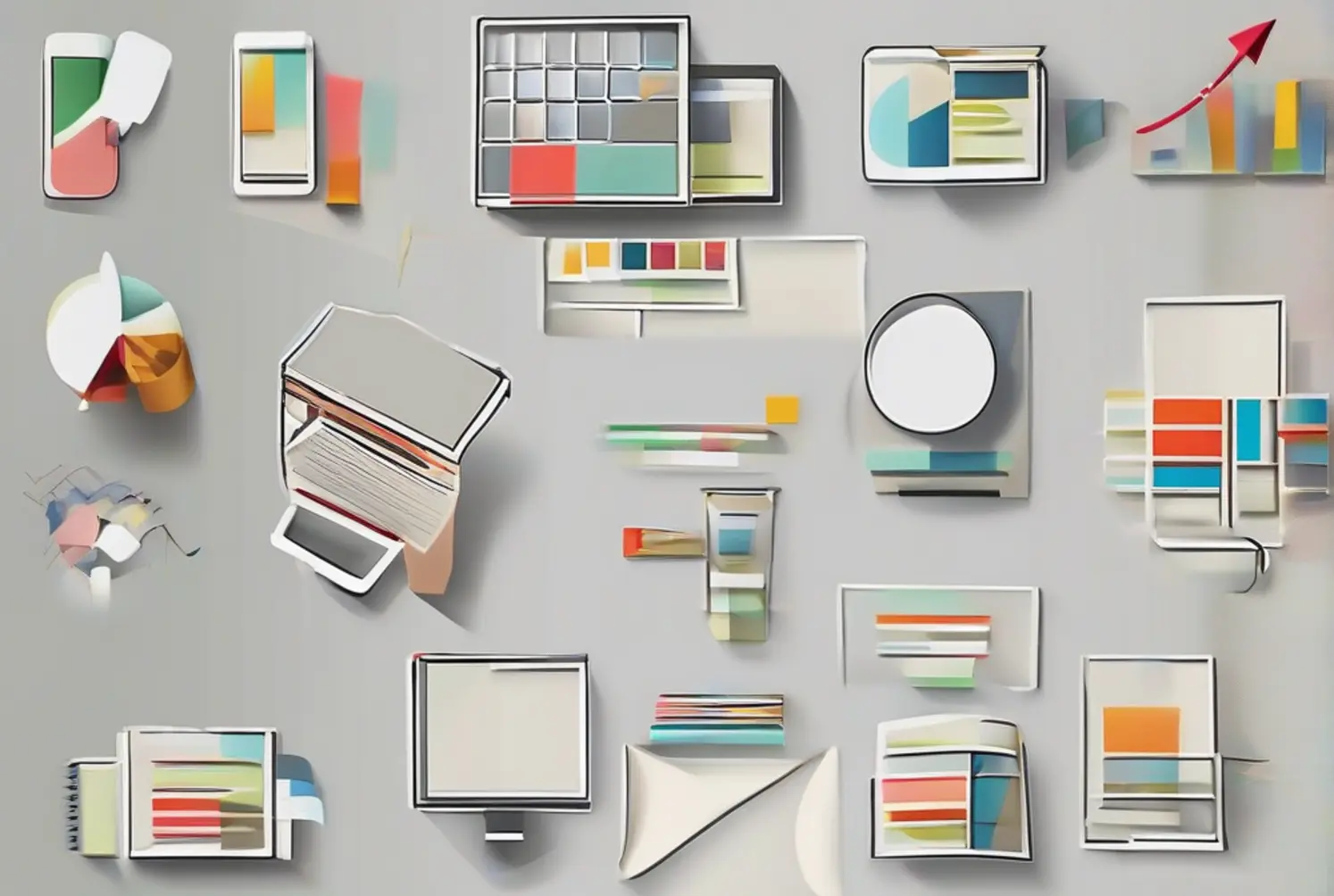 Calendrier marketing visuel